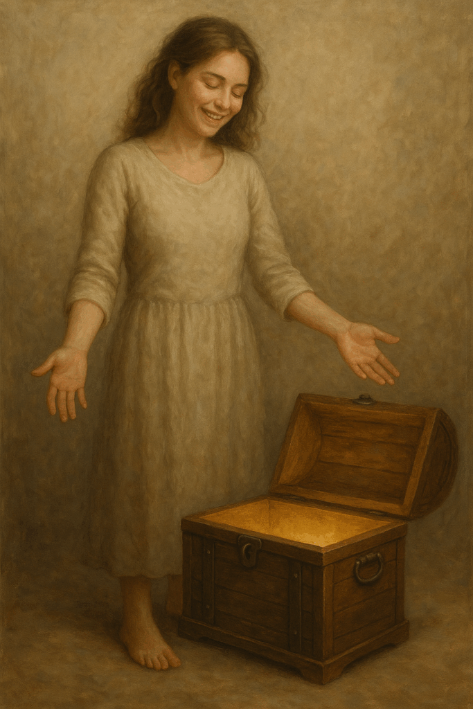 woman letting go of the past