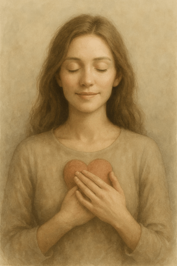 woman feeling feelings